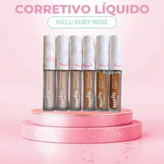 Corretivo Líquido Melu By Ruby Rose Facial RR1800 Diversas Opções Vitamina E
