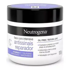 Creme Facial Neutrogena Face Care Intensive Antissinais Reparador Com 100g