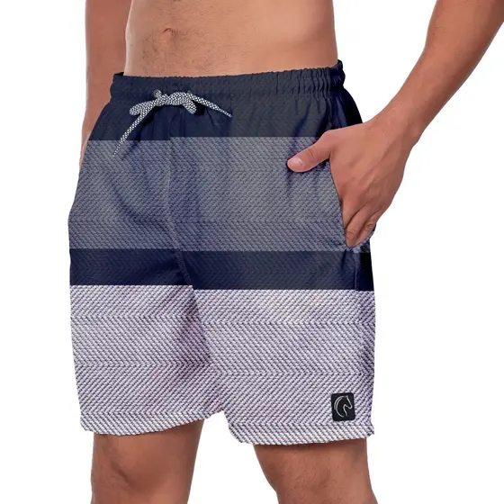 Short Masculino Moda Praia Bermuda Academia Esportivo Confortável Secagem Rápida Bolsos Laterais