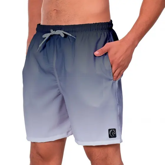 Shorts Masculino Estampado Bermuda com Elástico na Cintura Bolsos Ideal Para Academia Ou Dia a Dia