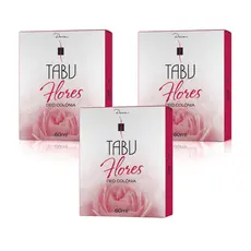 Kit Deo Colônia Tabu Flores 60Ml (3 unidades)