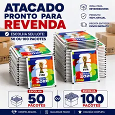Atacado Figurinhas Copa 2026 FIFA  50 /100 pacotes Pronta Entrega