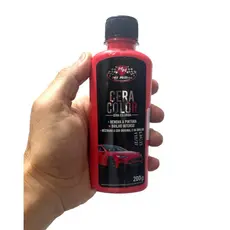 Cera Polidora Automotiva com Silicone e Carnaúba VERMELHA para Carros e Motos - Mil Milhas