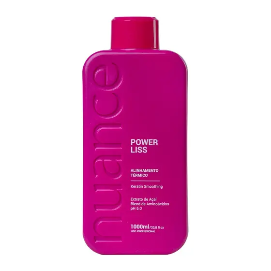 Power Liss Nuance Progressiva Ativo 1 Litro | Alinhamento Térmico Liso Total Keratin Smoothing