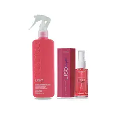 Liso Perfeito Pré Escova 200ml + Sérum Capilar 30ml Nuance