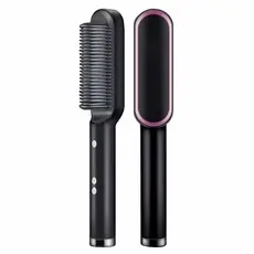 Escova Alisadora Bivolt 5 em 1 Alisa, Modela e Anti-Frizz