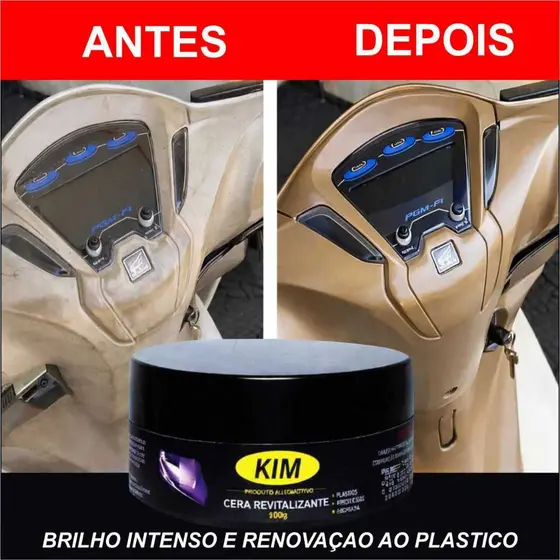 Revitalizador Cera de Plásticos Renova Parachoque  Envio Rápido