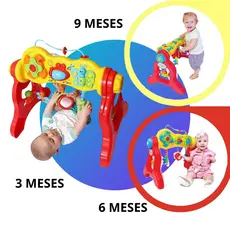 Centro de Atividades 3 em 1 Play Gym - Brinquedo Infantil para Bebês com Som | Coordenação, Desenvolvimento e Diversão |