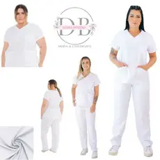 Pijama Cirúrgico Gabardine Conjunto Scrubs Hospitalar Unissex10