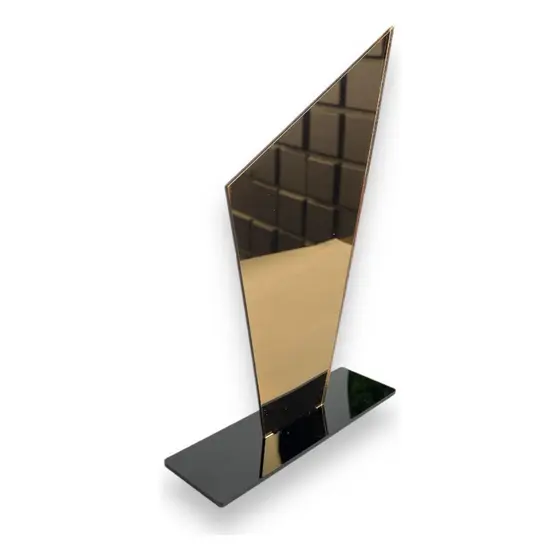 Kit 4 Troféus Bronze 10x18cm C/base Preta