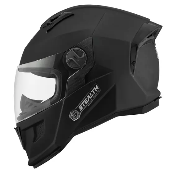 Capacete Stealth Solid Fosco Fechado Moto Original Pro Tork