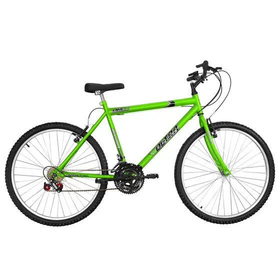 Bicicleta Aro 26 Ultra Bikes 18 Marchas Freios V-Brake  Quadro 20