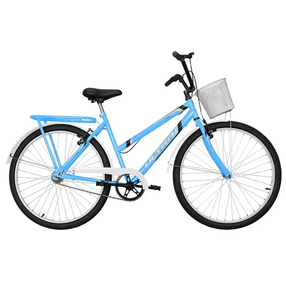 Bicicleta Wave Vintage Aro 26 Ultra Bikes Desing Retrô Freios V-Brake Guidão Alto
