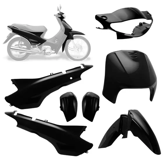 Kit Plástico Carenagem Pro Tork Completo Biz 100 1998 a 2005