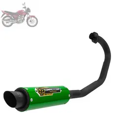 Escapamento Esportivo Competition Pro Tork Titan 150 KS ES 2004 2005 2006 2007 2008 Preto