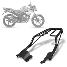 Bagageiro Sansão em Aço Maciço Moto Yamaha Fazer 150 2014 2015 2016 Pro Tork