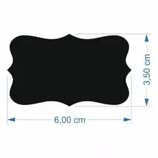 36 Etiquetas Adesivas Lousa Potes Porta Tempero Condimentos 6 cm X 3,5 cm