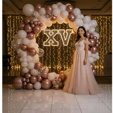 Letreiro Neon Led XV para Aniversário Debutante 50cm