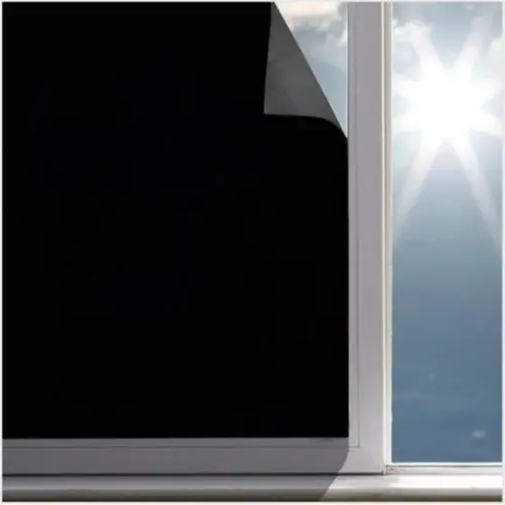 Adesivos Preto Blackout Bloqueia Luz Solar Porta Janela