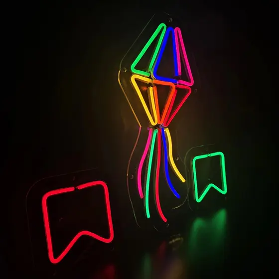 Painéis Neon LED em Acrílico Cristal 3mm para Decoração de Arraiá, Festa Junina, Julina e Agostina