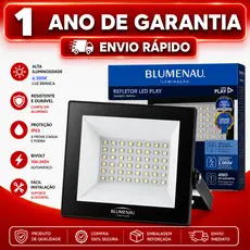Refletor de Led 200w, 150w, 100w, 50w, 30w Holofote Branco Frio 6500k Bivolt a Prova D'agua