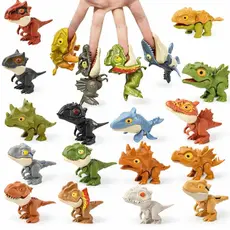 KIT 4 Unidades Dinossauro De Dedo Modelo Brinquedo Mãos Interativas Tiranossauro Rex Criatividade