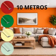Papel de Parede Rolo Adesivo Lavavel VMP Tac 45cmx10M Decoração Quarto Casa Papel De Parede Liso
