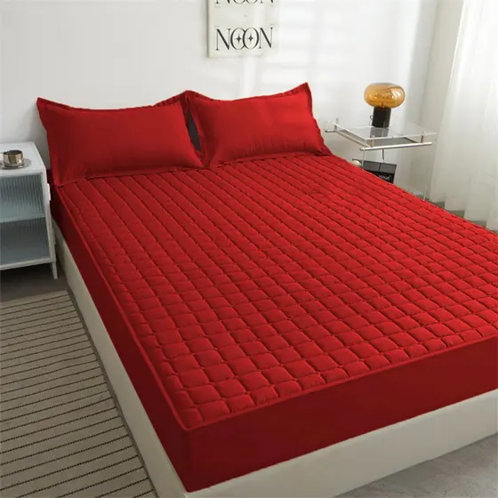 Capa Protetor de Colchão Elástico Impermeável Matelado Cama Box Berço, Solteiro, Casal, Queen, King