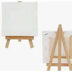 Tela para pintura.tamanho 10x10cm com cavalete , tela fna ou padrão ,artes , artesanato Quadro para pintari
