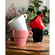 Conjunto 4 Xícaras de Café Empilhável - LYOR