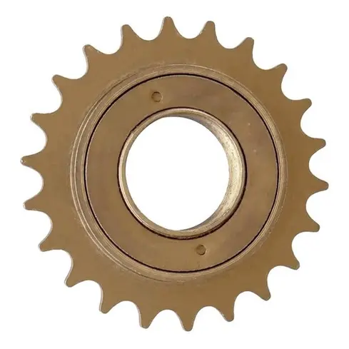 Catraca Bicicleta Roda Livre Bike 22 Dentes Esferada Dourada