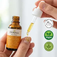Óleo MELALEUCA Tea Tree 30ml Donna Antisséptico Antifúngico Micose Unhas Pele Frieiras 100% Natural