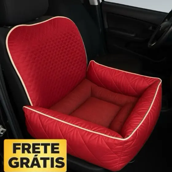 Protetor de Banco Veicular Pet Impermeável Pequeno com Colchonete Impermeável Fofinho