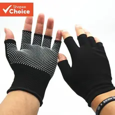 Luvas De Treino Antiderrapantes – Unissex Flexíveis Respiráveis E Elásticas Para Academia/Passeio/Pesca
