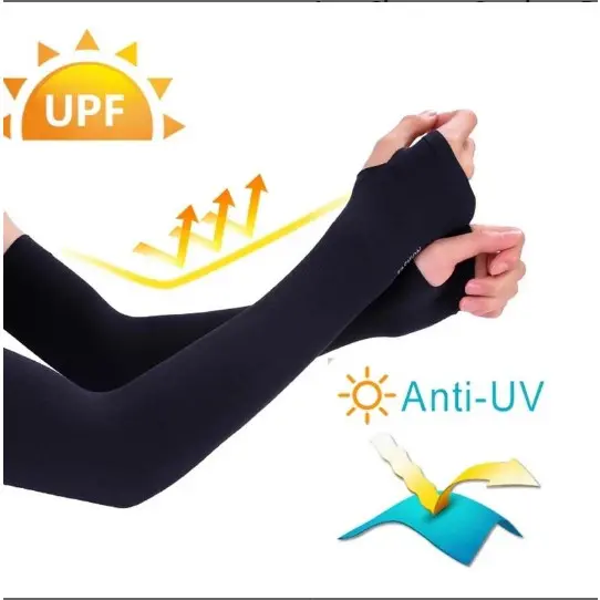 Manguito Mangote Proteção Solar UV Mangas Solares Capa De Braço Aquecedores Para Esportes Ao Ar Livre