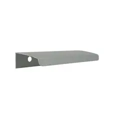 Kit 25 Puxadores FR58 100mm (10cm) Alumínio Anodizado Fosco Para Móveis Cômoda Armário Slim Moderno
