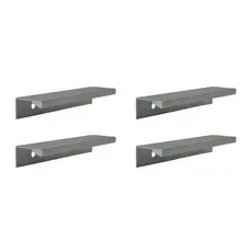 Kit 4 Puxador Alumínio FR60 32cm para Móveis Armários Gaveta