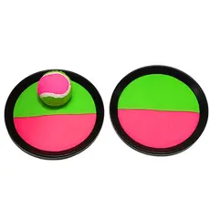Kit 2 raquetes Velcro + Bola De Tênis Esporte Infantil Bate Gruda Frescobol