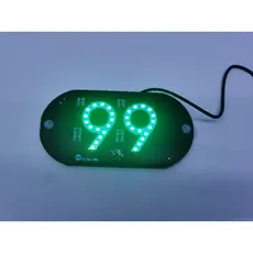 placa de Led 99 e placa U verde