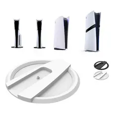 Suporte De Mesa Base Vertical Para Playstation 5 Ps5 Slim Digital ou Com leitor Ou Fat Todos Ps5 Branco