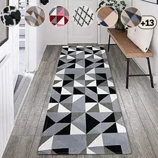 Passadeira de cozinha Antiderrapante Jaquard  3 metros Sala corredor Decoração Alta Absorção Varias Estampas