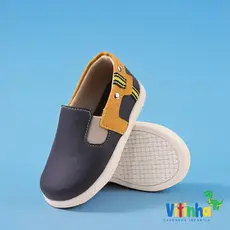 Tenis Docksider Mocassim Tenis Sapatenis Casual Iate Calce Facil Menino Marinho Amarelo 903