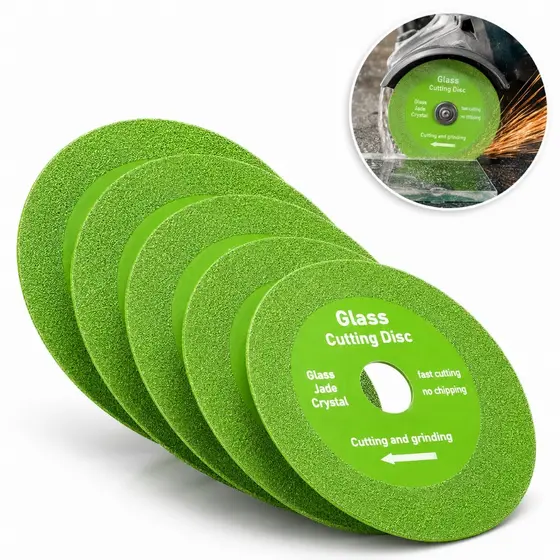 1/3/5 Disco Diamantado PREMUM Para Corte De Vidro Porcelanato Piso e Cerâmica 100mm X 20mm
