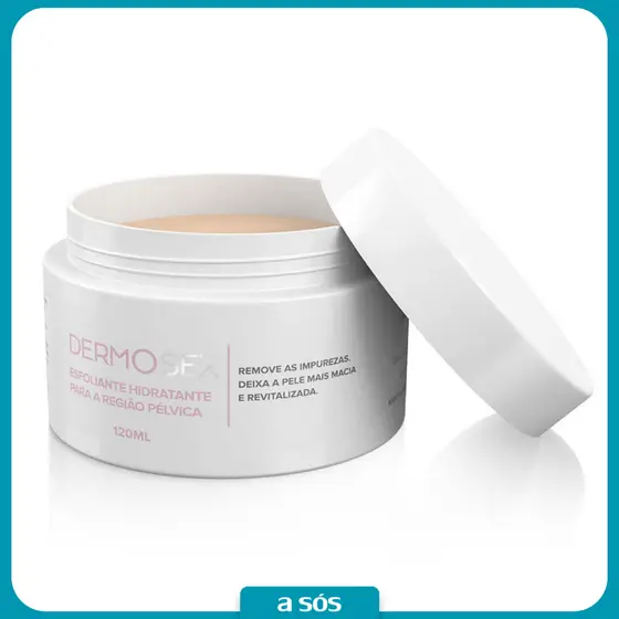 Esfoliante Hidratante para Região Pélvica Dermosex - 120 ml