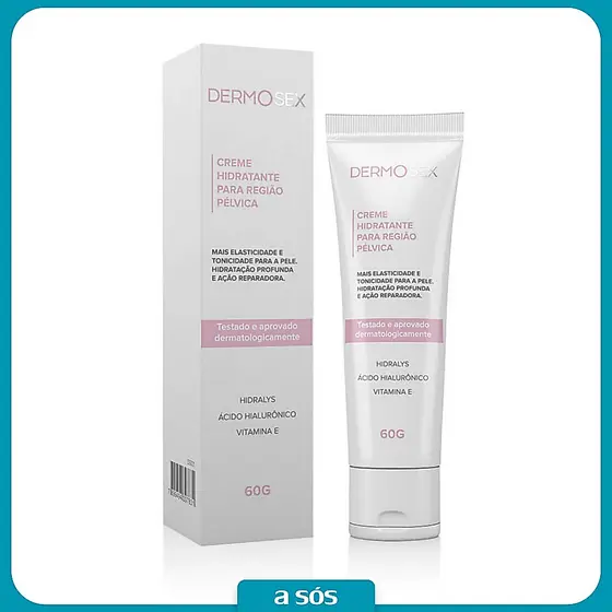 Creme Hidratante Íntimo P/ Região Pélvica Dermosex - 60 g