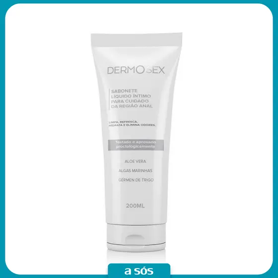 Sabonete Líquido Íntimo para Região Pélvica e Anal Dermosex - 200 ml