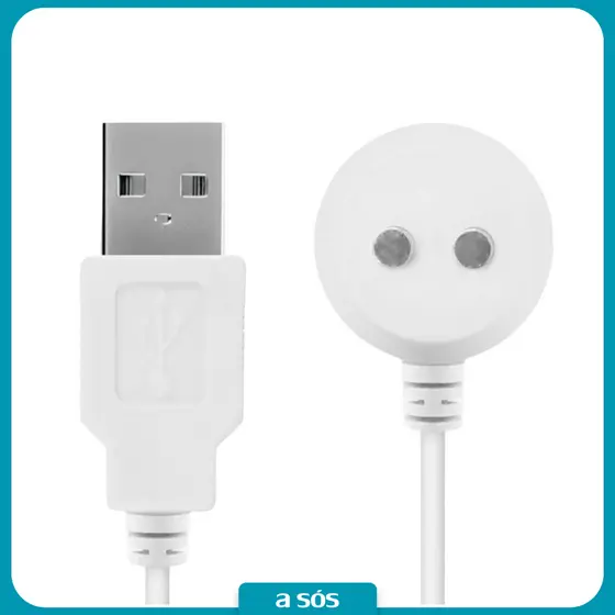 Cabo Carregador Indução Magnético Toys Usb Polos de 3 mm