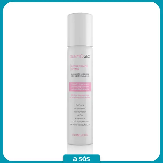 Desodorante Íntimo Anti Odor Aerossol Dermosex - 100 ml/60 g