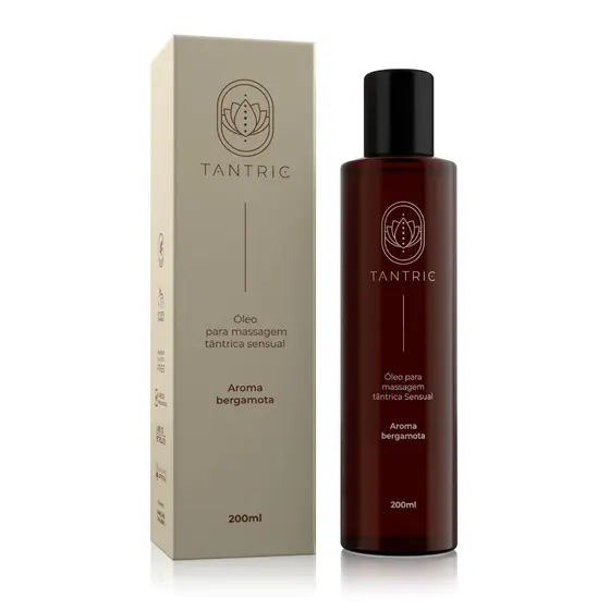 Óleo para Massagem Sensual Tantric Bergamota - 200ml