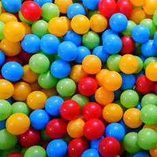 100 Bolinhas Coloridas Para Piscina Cores Sortidas